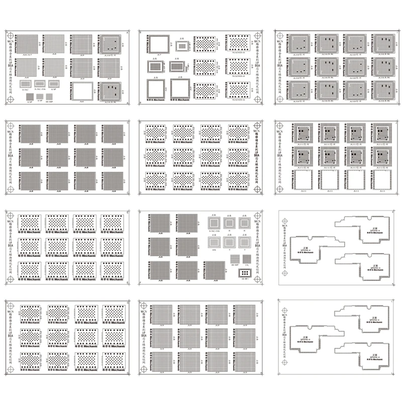 

Защитная маска BGA для iPhone A8, A9, A10, A11