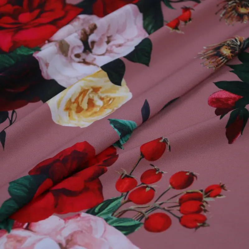 Новая имитация шелковой стрейчевой ткани модная ткань платье рубашка