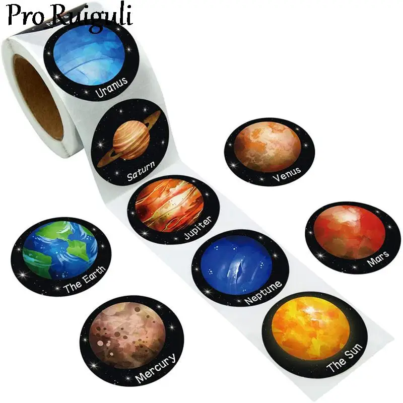 Moon Cartoon Children Stickers Skateboard Guitar Suitcase Girls Waterproof scrapbooking Sticker Kids Graffiti Toys