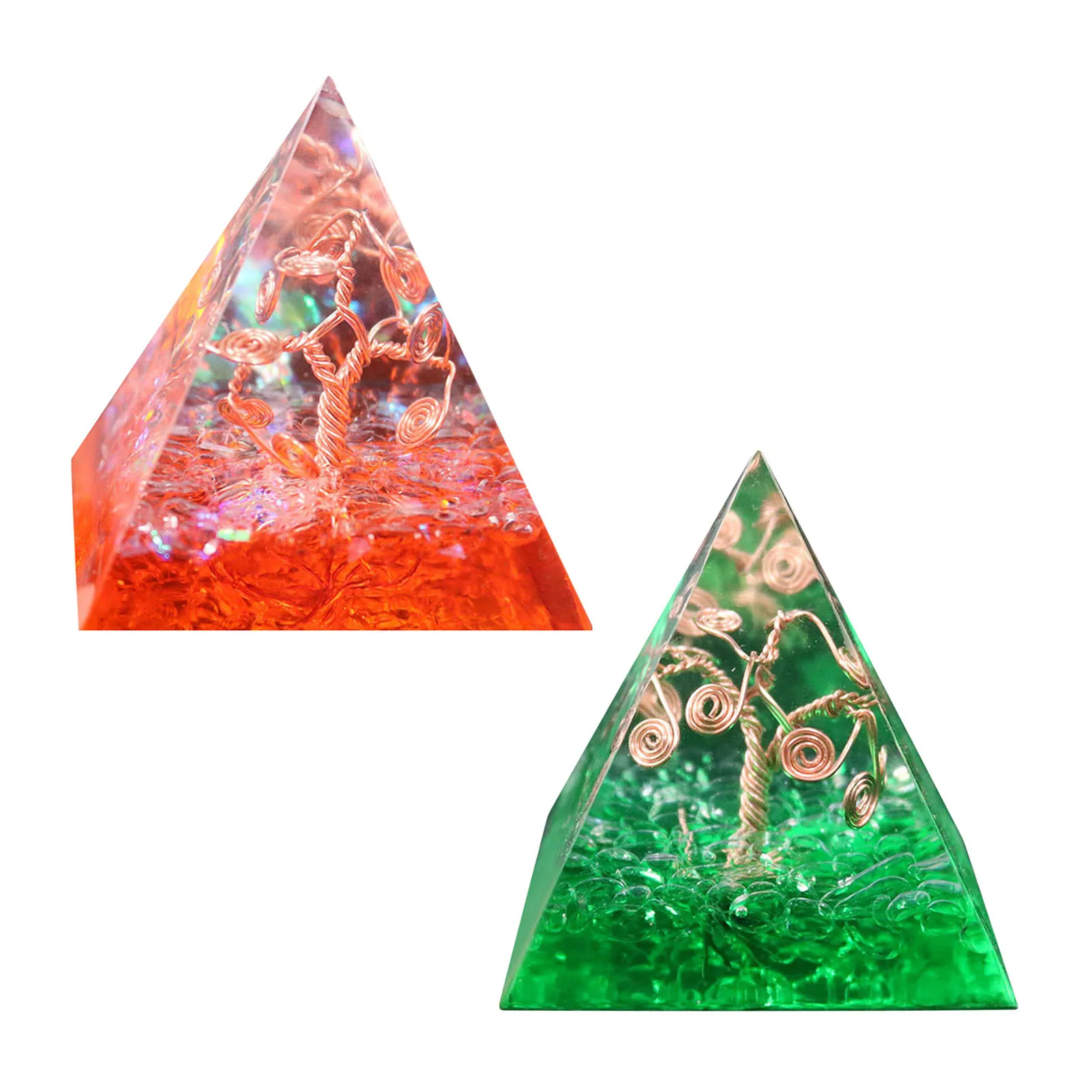 Пирамида Energy Orgone защита лечения медитация оргонит пирамида из кристаллов