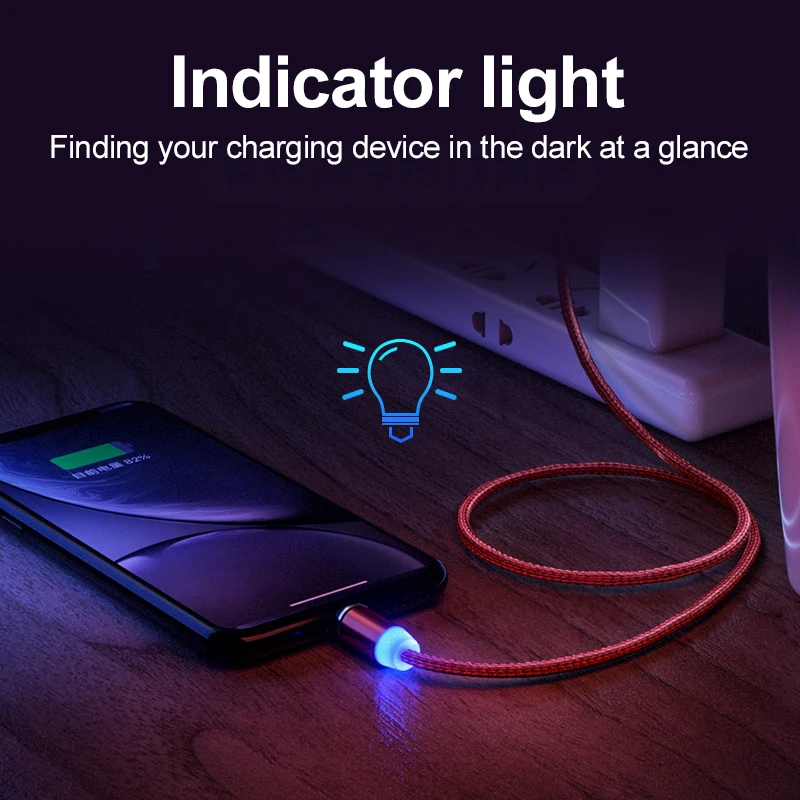 Магнитный кабель Olaf для быстрой зарядки Micro USB Type C магнитное зарядное устройство
