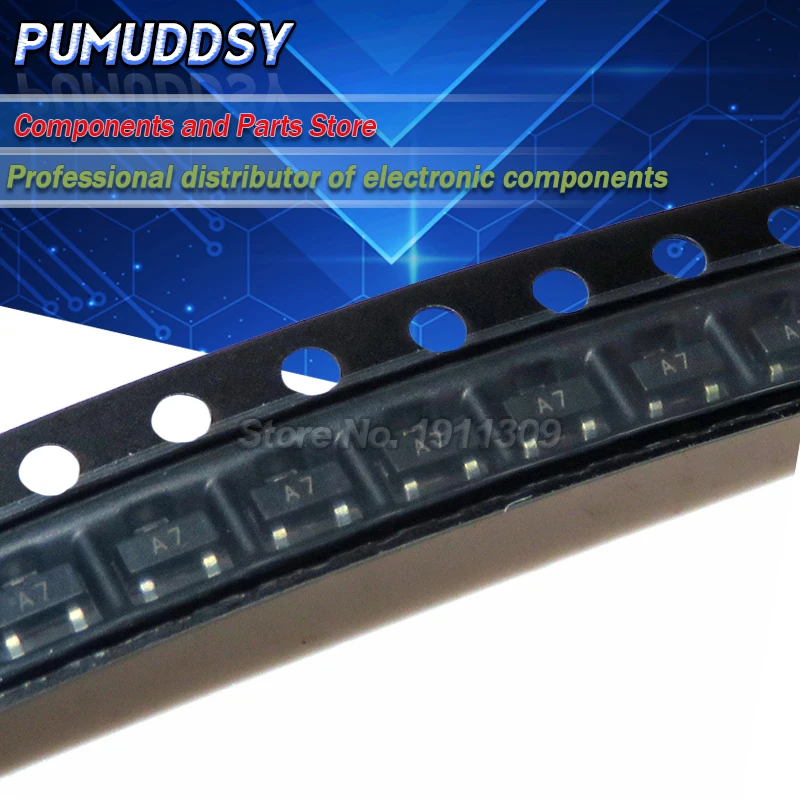 100 шт. BAV99LT1G SOT23 BAV99 A7 SOT BAV99LT двухсерийное Переключение диода новый и IC