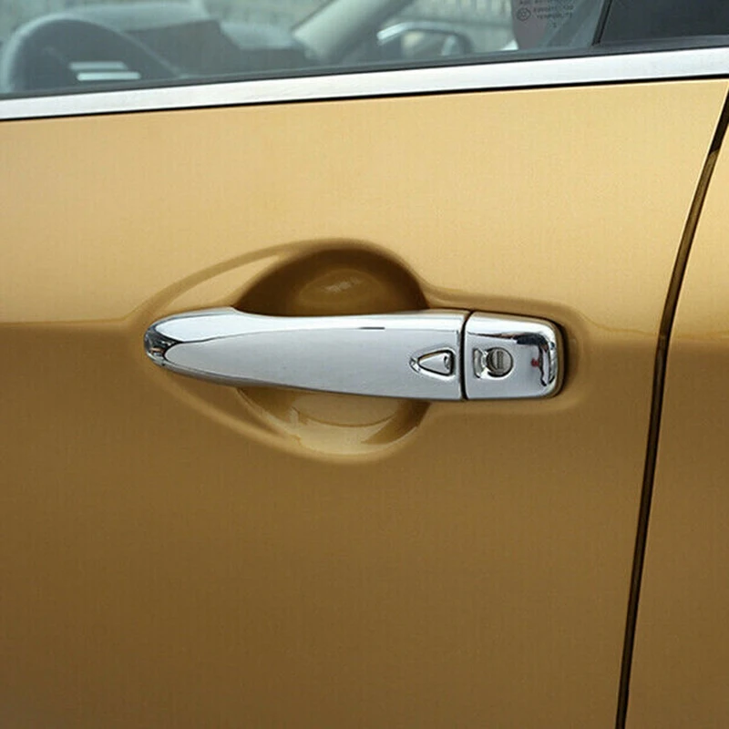 10 шт. Автомобильная хромированная Дверная ручка Защитная крышка литьевая