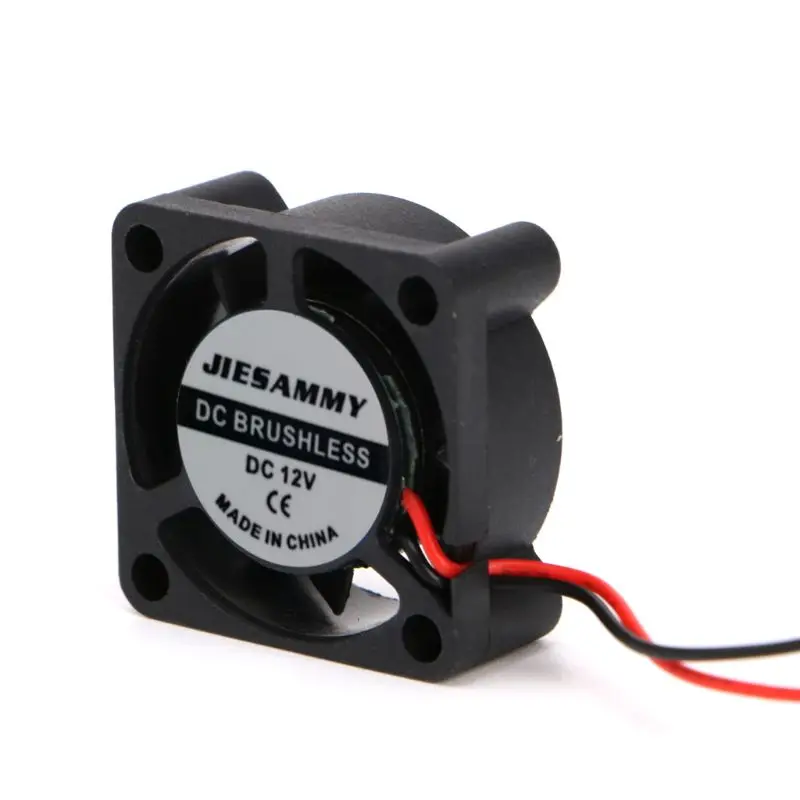 

DC 12V 25*25*10mm Small 2-Wire Brushless Cooling Fan 2510S For 3D Printer Parts