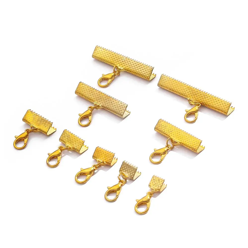 Застежка-карабин для браслетов сделай сам Концевая застежка кожаного шнура с