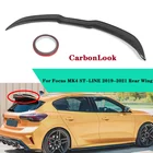 Черныйкарбоновый внешний вид, задняя крыша для Ford Focus MK4 спойлер заднего багажника, крыла 2019-2021, спойлер для крыши