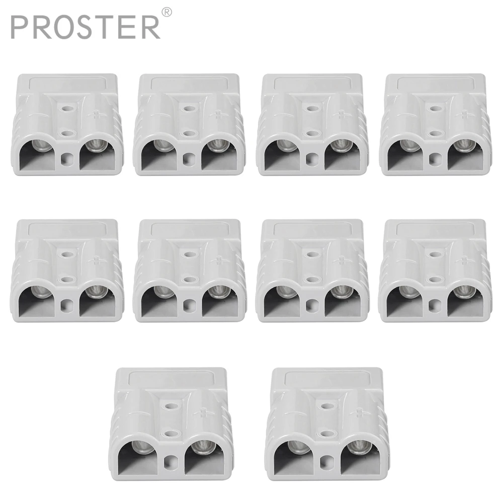 Proster 10 шт. разъемы для штепсельных вилок в стиле Anderson 50A 600V 6-12AWG AC/DC