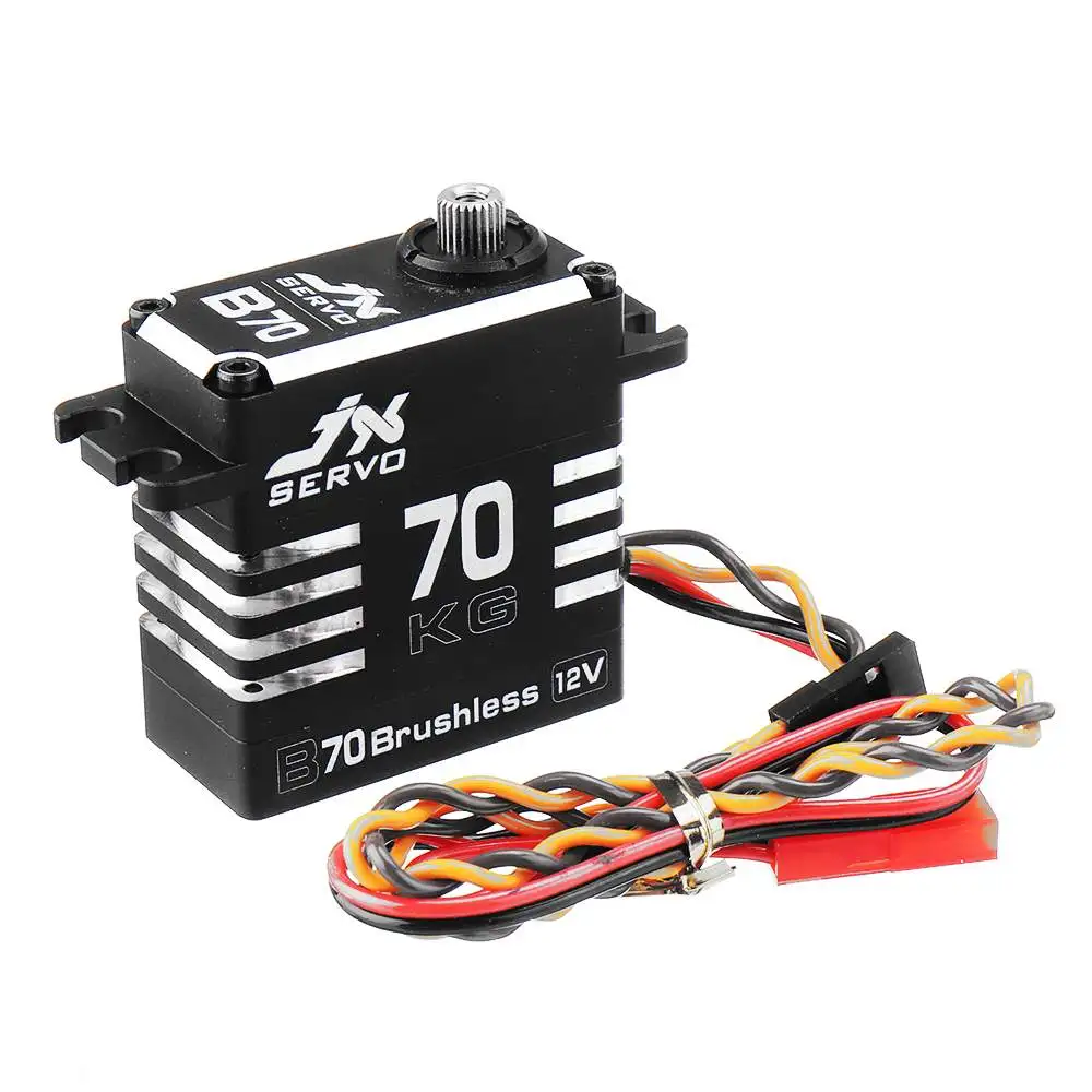 JX Servo B70 HV 12V 72KG 180 ° бесщеточный большой крутящий момент металлическая передача цифровая сервопривод для RC гоночный fpv-дрон модель Запасная часть