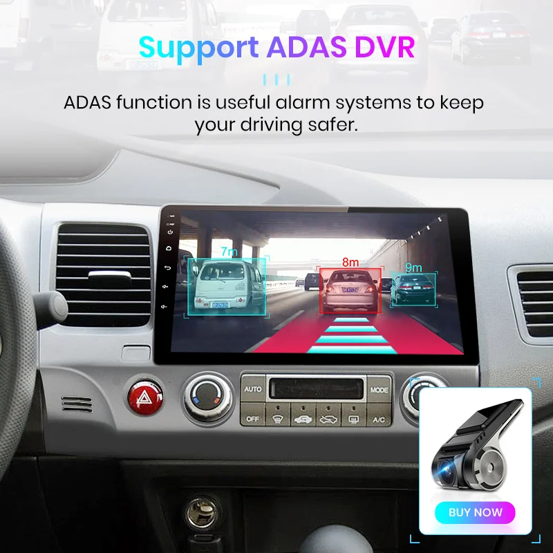 Junsun V1 pro 4G + 64G CarPlay Android 9 0 DSP для Honda Civic 2006 2011 Автомобильный Радио Мультимедийный