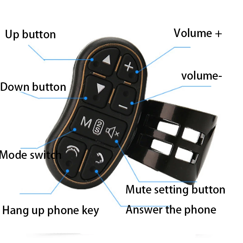Wireless car steering wheel key remote control wireless multi-function navigation button | Автомобили и мотоциклы