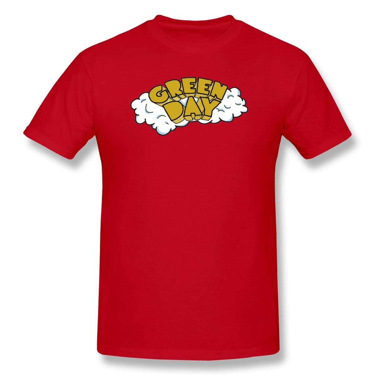 Футболка Dookie Мужская базовая с коротким рукавом зеленый днем смешная рубашка