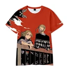 Футболки с 3D принтом Токио Мстители, для мужчин и женщин, модная уличная одежда, летние футболки с коротким рукавом для мальчиков, одежда в уличном стиле с принтом из мультфильмов