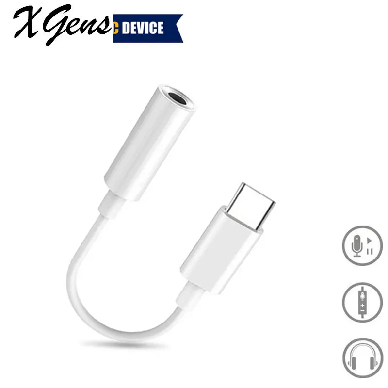 Адаптер для наушников с USB Type C на 3 5 мм аудиокабель iPad Pro Huawei Xiaomi|Переходники и