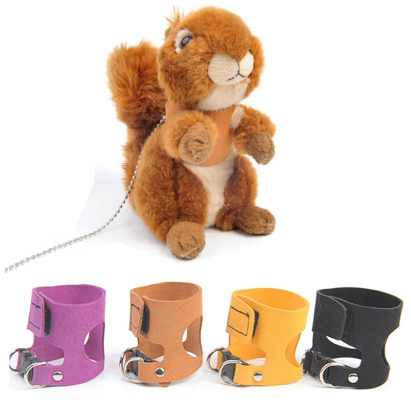 Набор поводков для домашних животных жилетка из натуральной кожи белки кролика