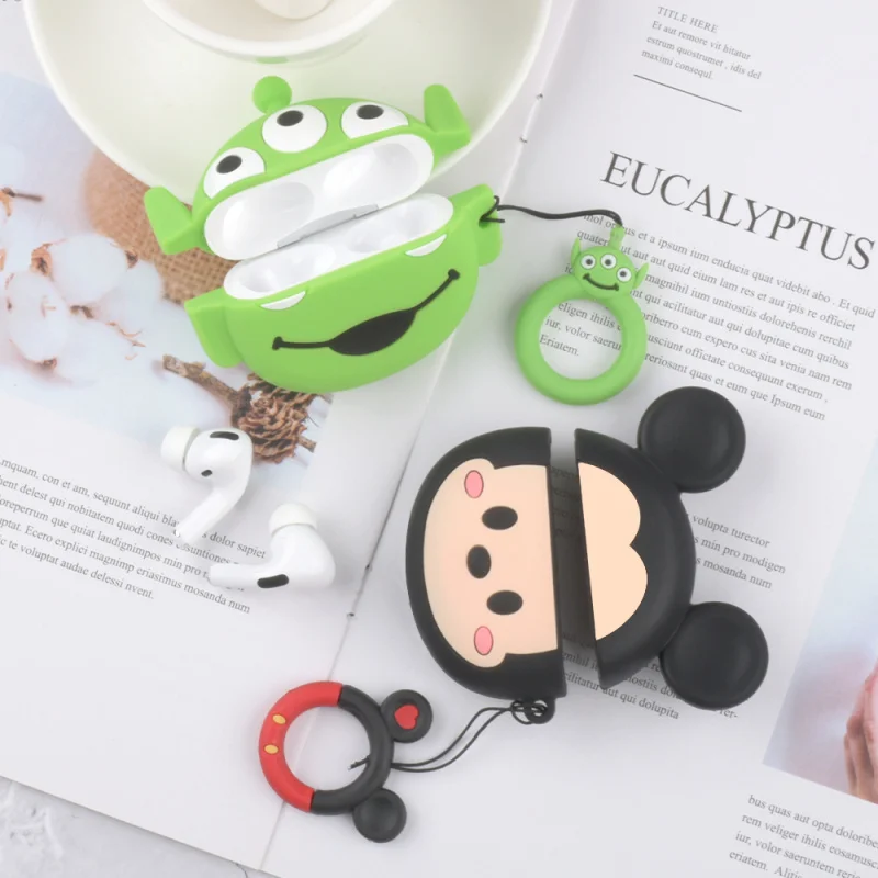 Силиконовый чехол для наушников История игрушек мультфильма Apple AirPods pro Bluetooth