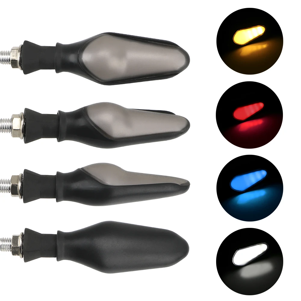 

2 шт./комплект, СВЕТОДИОДНЫЕ указатели поворота для мотоцикла