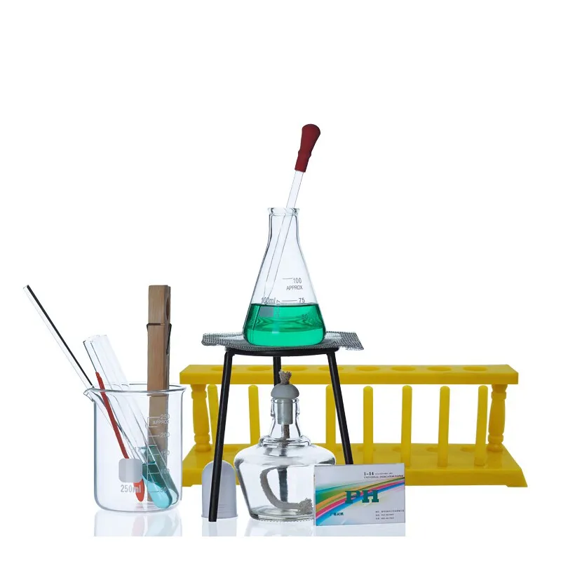 Новое лабораторное оборудование Мензурка + Тестовая трубка колба спиртовая