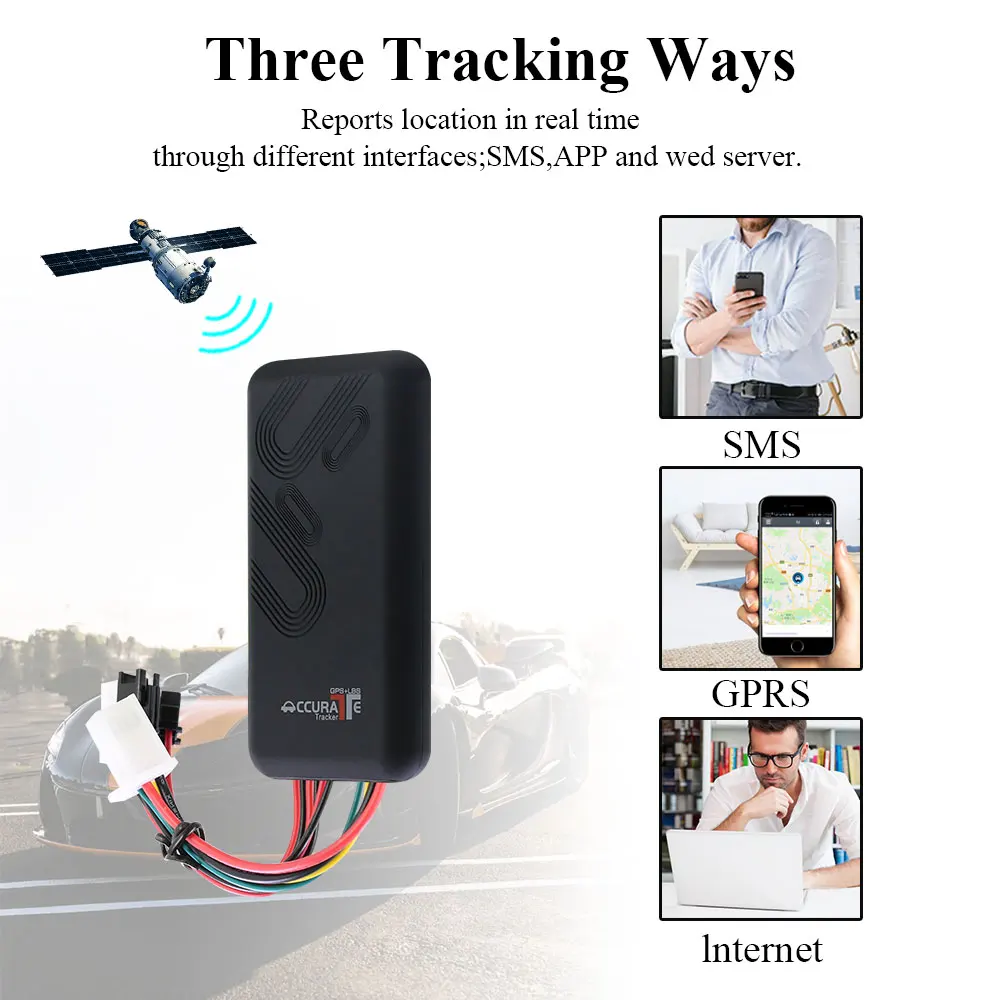 Автомобильный gps трекер GT06 GSM GPRS устройство слежения за автомобилем монитор локатор пульт дистанционного управления для мотоцикла отрезать двигатель масло бесплатное приложение