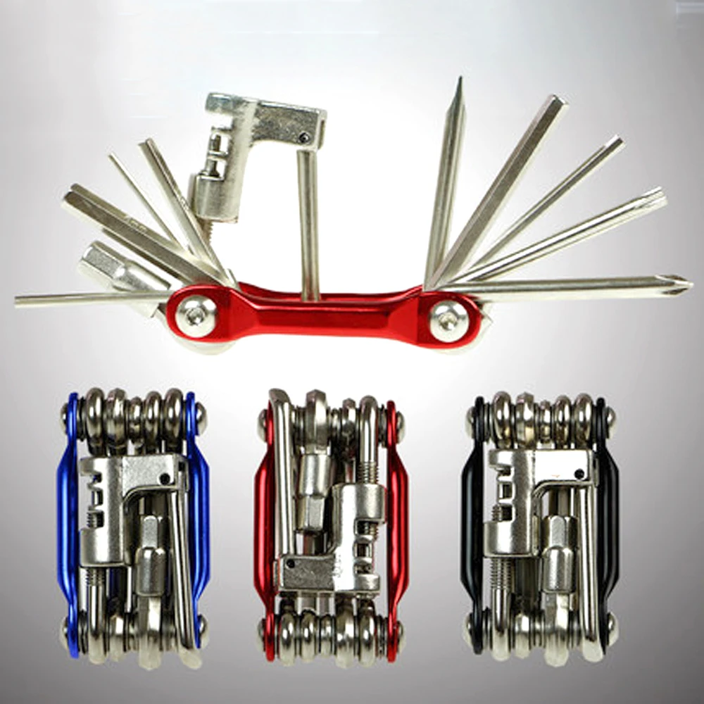 Многофункциональный набор инструментов для ремонта велосипеда отвертка