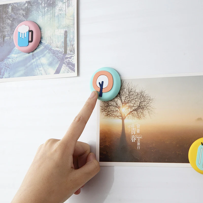 Милый мультяшный магнит на холодильник из смолы аксессуары для украшения дома