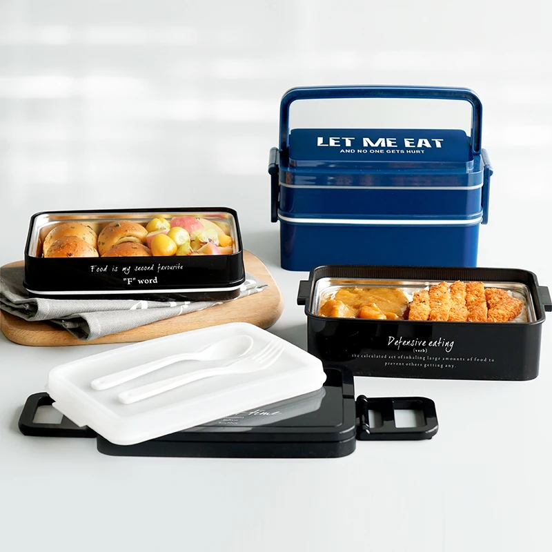 

Ланч-бокс для микроволновой печи, 1400 мл, 2 слоя, без БФА