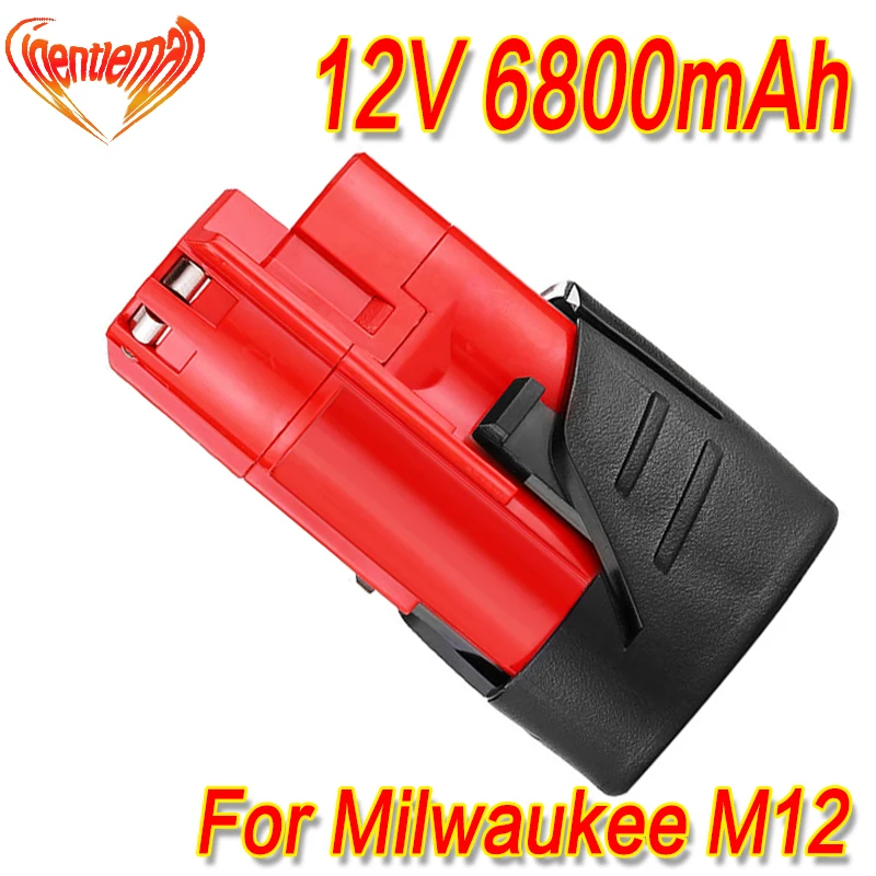 Инструменты большой емкости батарея для Milwaukee M12 12 в 6800 мАч Электроинструмент