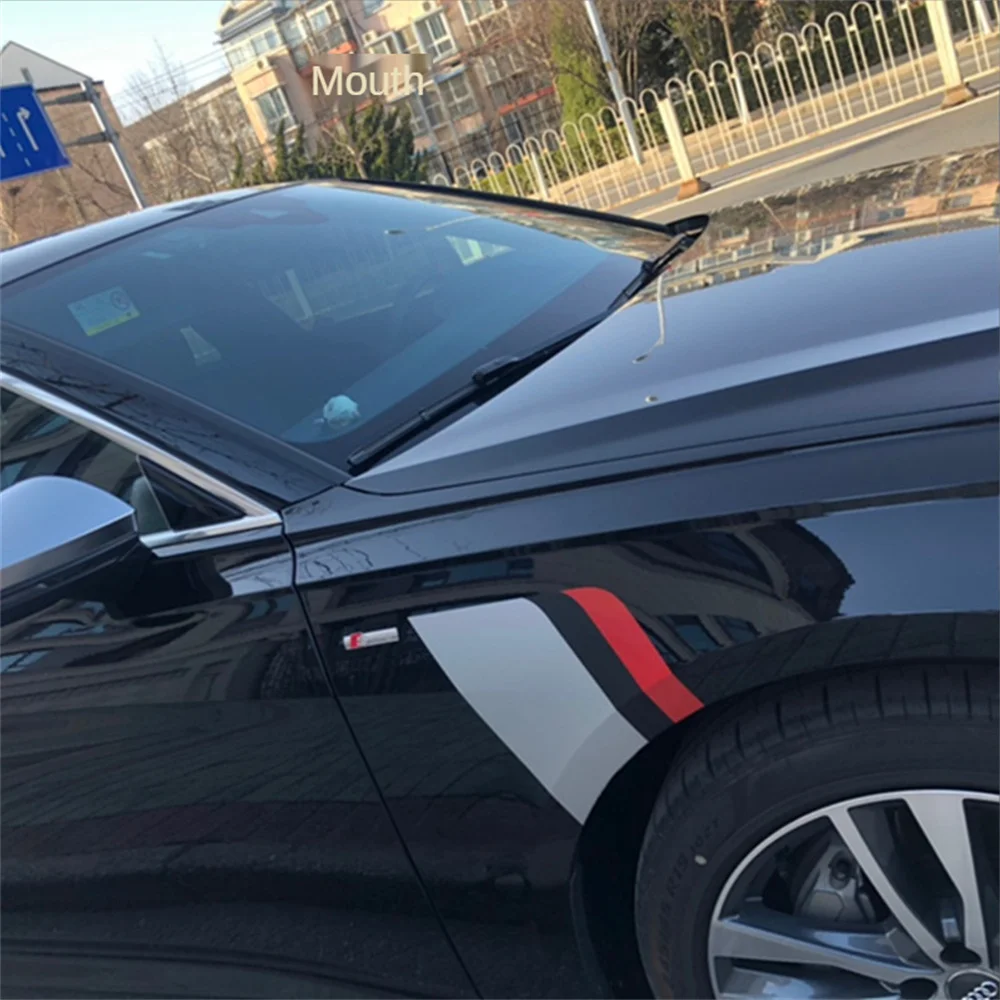 Декоративные наклейки на автомобильное колесо брызговик спортивные трехцветные