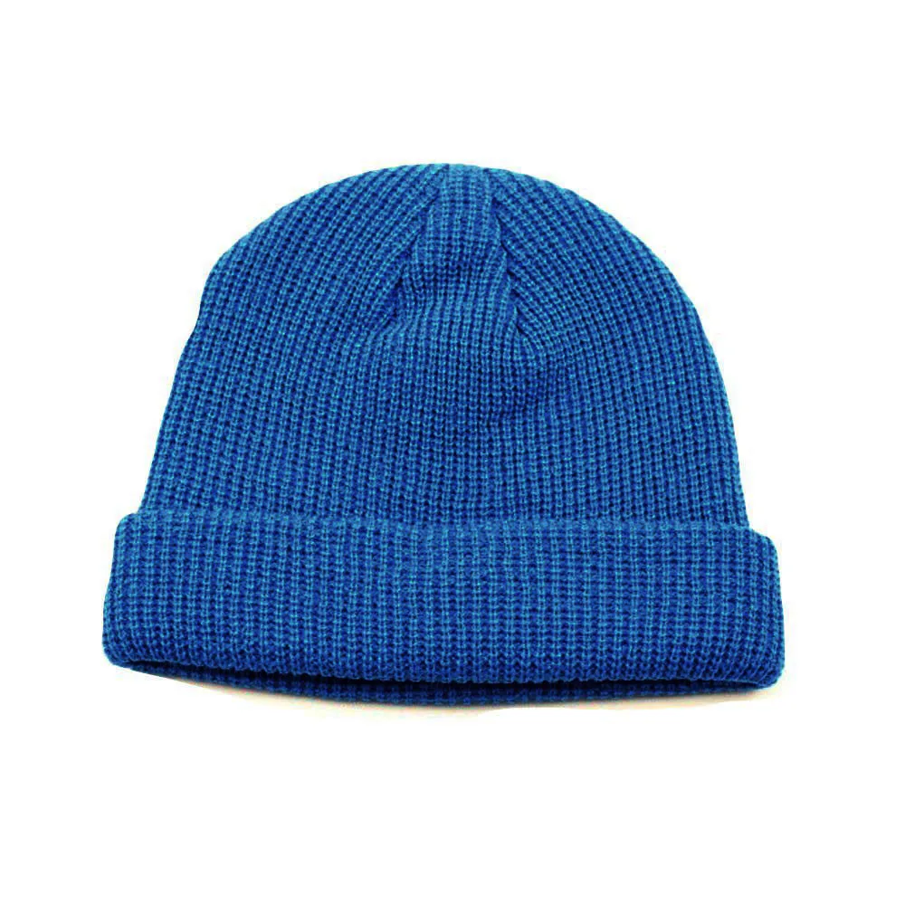 Вязаная шерстяная шапка унисекс модные теплые шапки однотонные мягкие бини