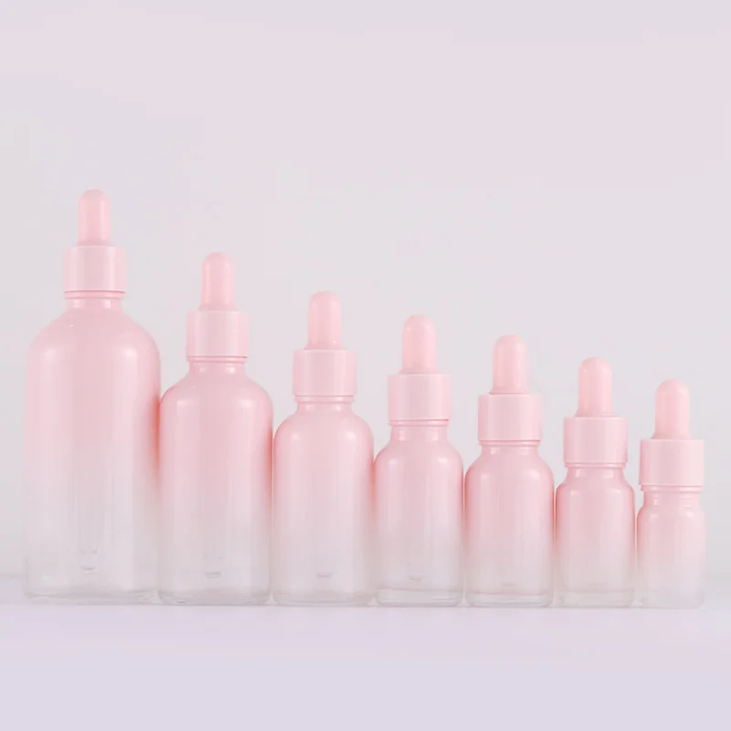 10 adet 5ml ila 50ml cam damlalık şişe doldurulabilir boş uçucu yağlar şişe ile masaj aromaterapi için cam pipetler