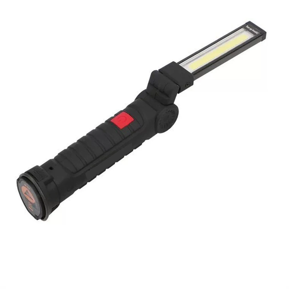 

Наружный яркий COB + светодиодный аккумуляторный фонарик, ручной фонарик для осмотра, портативный складной USB-фонарик