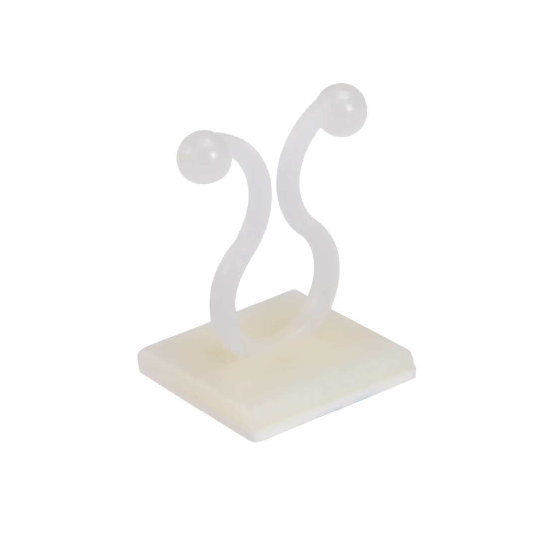 Uxcell 100 шт. самоклеющиеся Регулируемый провод кабельные стяжки Стикеры зажим