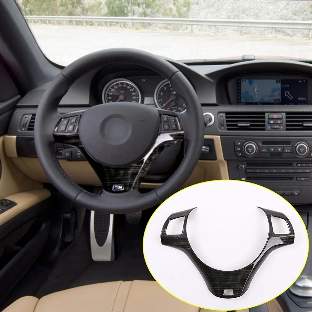 Автомобильный Стайлинг обогащение рулевого колеса рамы отделка для BMW E90 3 серии