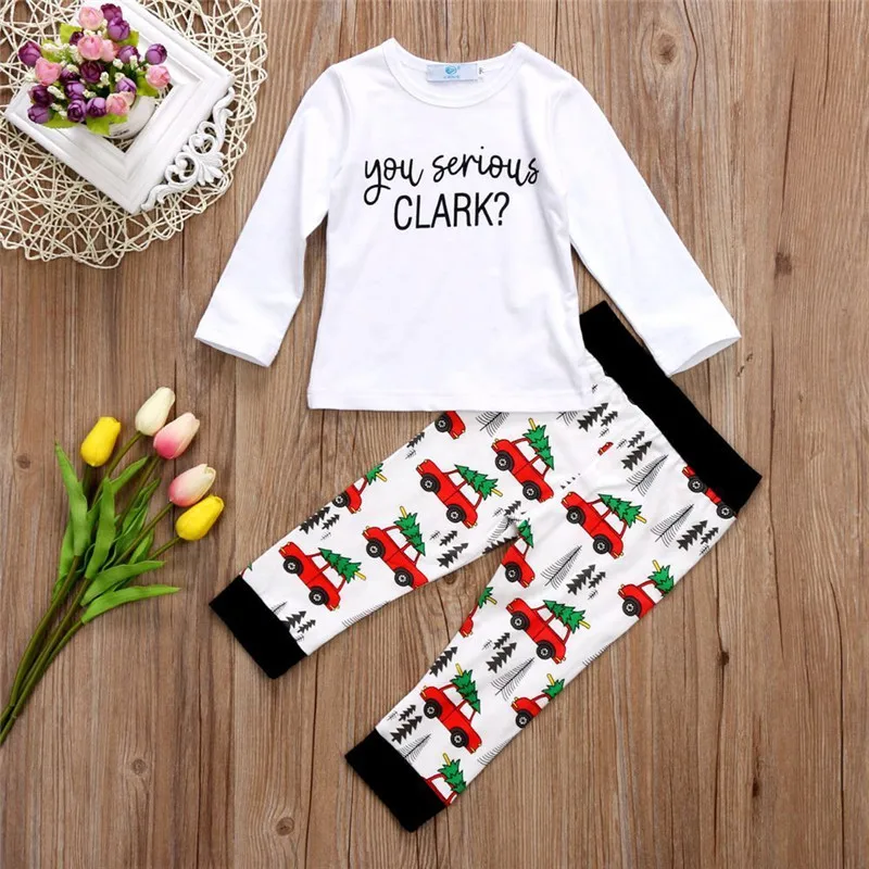 2 шт. хлопковая футболка с длинным рукавом и штаны-снежинки для новорожденных |