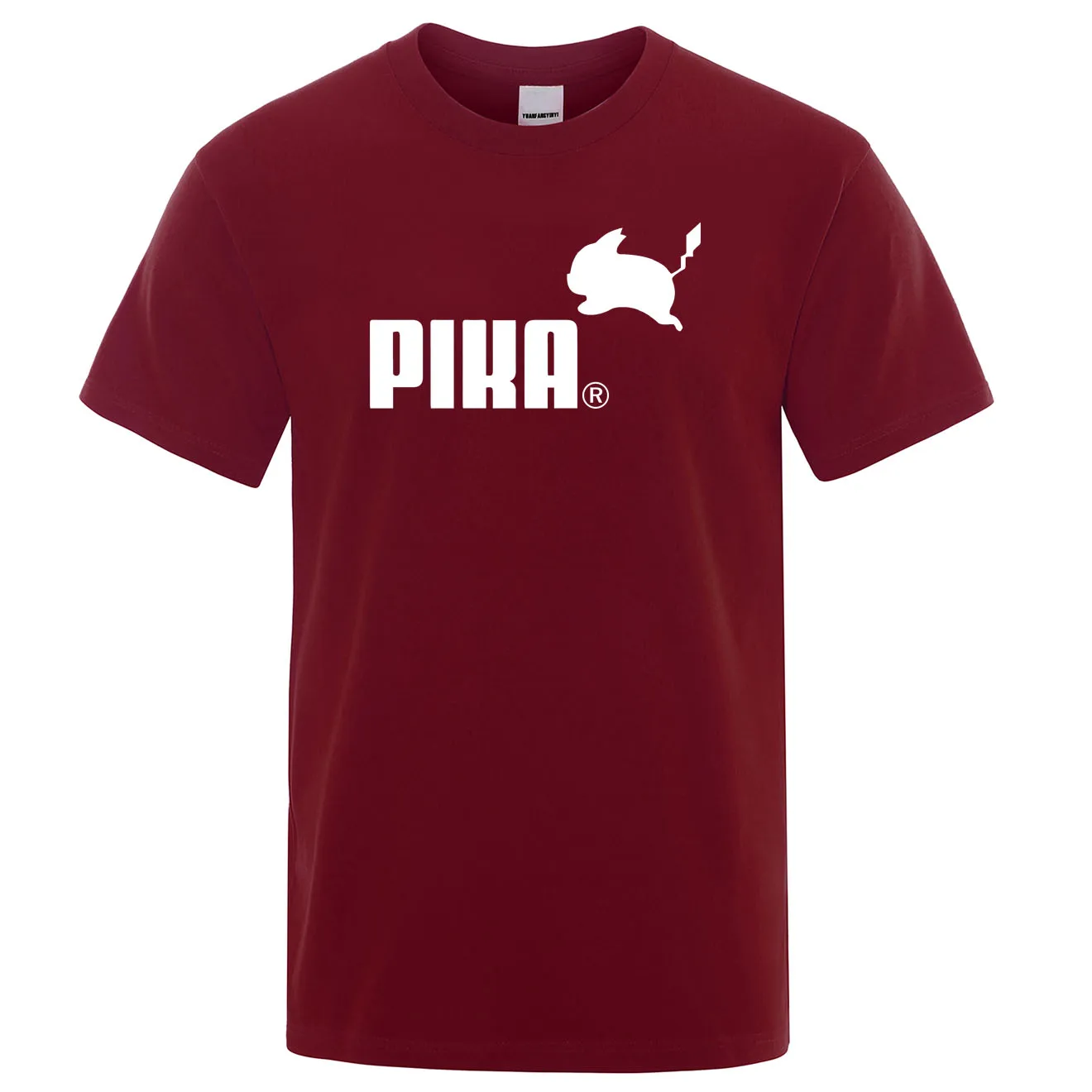Летняя новая футболка Pika, мужские футболки с японским Аниме Покемон, футболки с Пикачу для мальчиков, хлопковая футболка с коротким рукавом, мужские повседневные футболки, топы