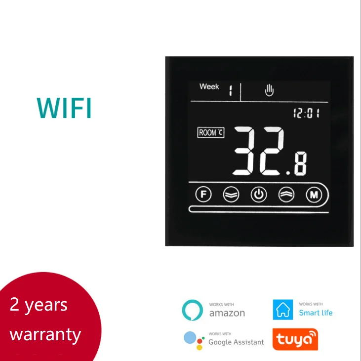 

Умный сенсорный Wi-Fi регулятор температуры Alexa Tuya Smart Life