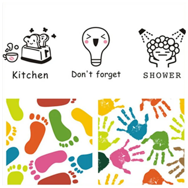 2 шт. 9*9 см наклейки с переключателем 3d забавные мультяшные изображения виниловые