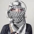 Военные тактические унисекс арабские шарфы Shemag хлопковые шарфы Охота Пейнтбол армейский головной шарф с сеткой для лица Боевая искусственная