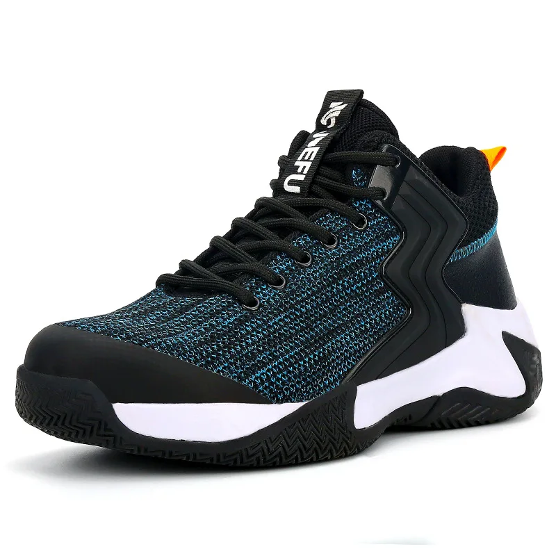 Защитные рабочие ботинки унисекс модные мужские кроссовки Нескользящие со