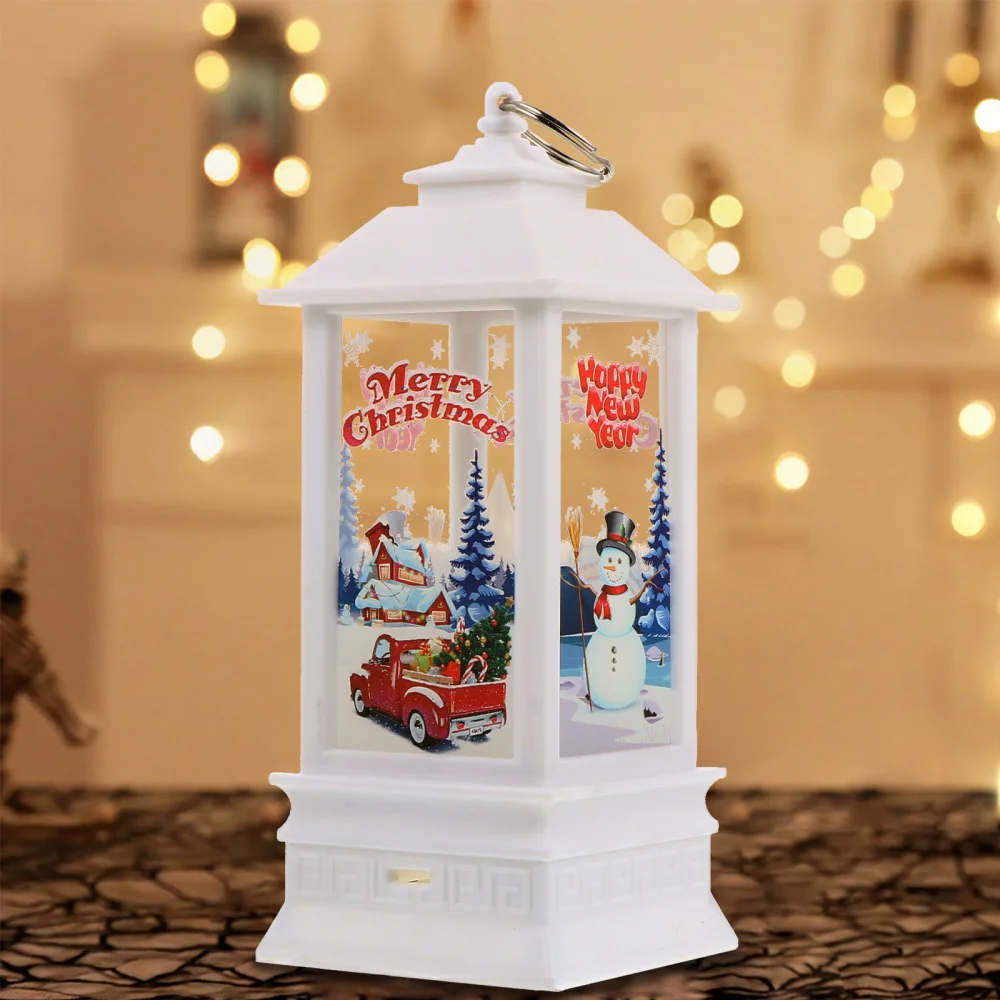 

Night Lamps Christmas Hanging Light Festival Supply without Battery (White)