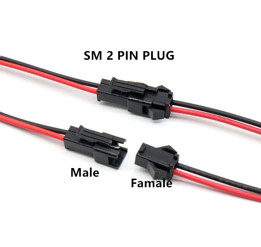 10 пар/20 шт. 2-Pin SM Штекерный Кабель Разъем для светодиодной потолочной лампы |