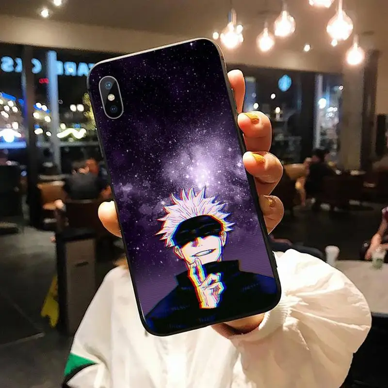 

Jujutsu Kaisen Satoru Gojo Comics luxury protective shell Phone Case for iPhone 11 12 pro XS MAX 8 7 6 6S Plus X 5S SE 2020 XR
