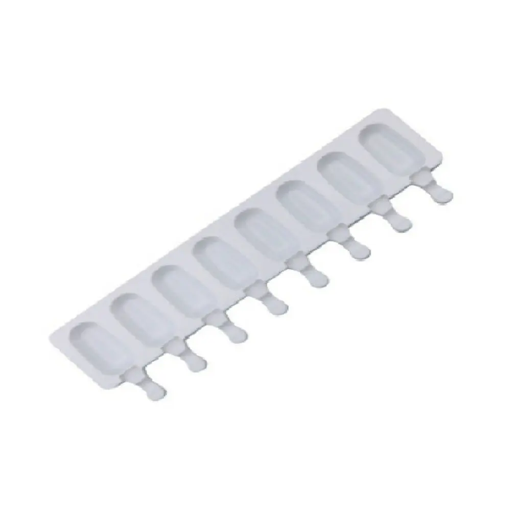 

8-hole Ice Cream Popsicle Silicone Mold Lightweight DIY Homemade Supplies Refrigerator Supplies Mould