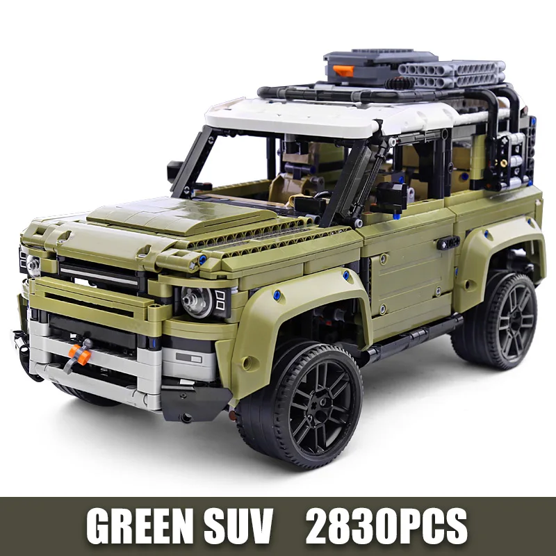 Guardian Внедорожник Land Car Rover совместим с Technic Defender 42110 модель строительные блоки кирпичи игрушки ребенок Рождество