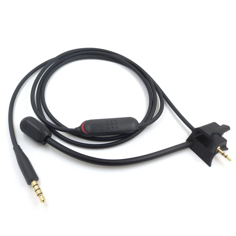 

Replacement Audio Cable for QC 35 II QC35 QC35II Headphones with External Microphone Mic Mute Switch Earphone Line