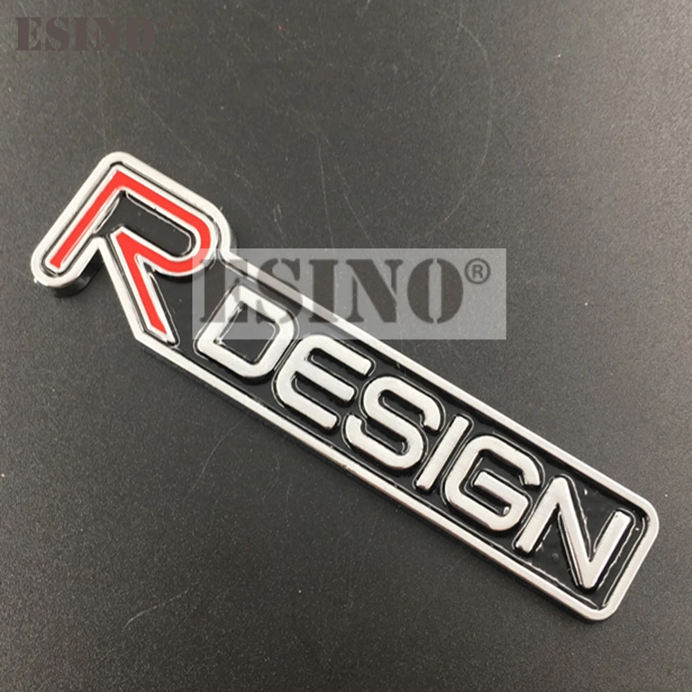 

Стайлинг автомобиля 3D металлический хромированный цинковый сплав R дизайнерский металлический значок автомобильный аксессуар для Volvo XC40 XC60 XC90 V60 V90 S60 S90