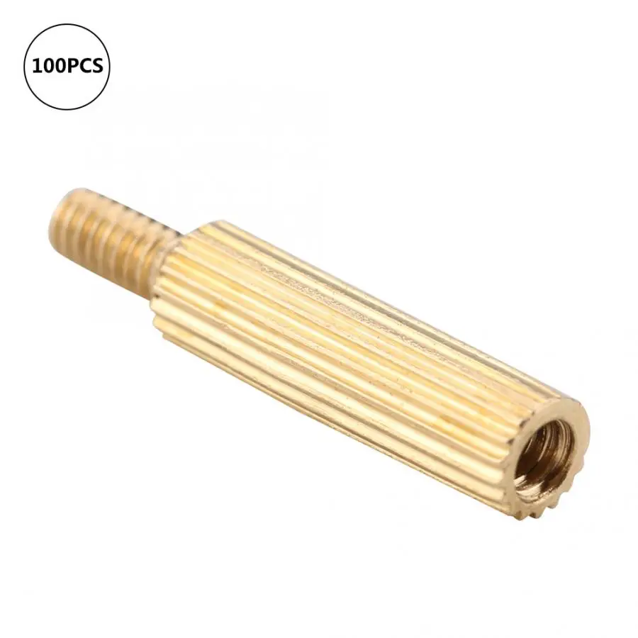 100 шт M2 Мужской Женский контейнер с раздельными отсеками для латунных изделий