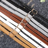 120cm diy womens ladies adjustable handbag diy handle pu leather strap belts buckle shoulder bag accessories long belts handle