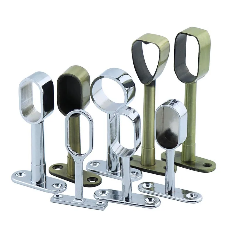 Трубный кронштейн из цинкового сплава 2 шт./компл. подставка для труб седло фланца