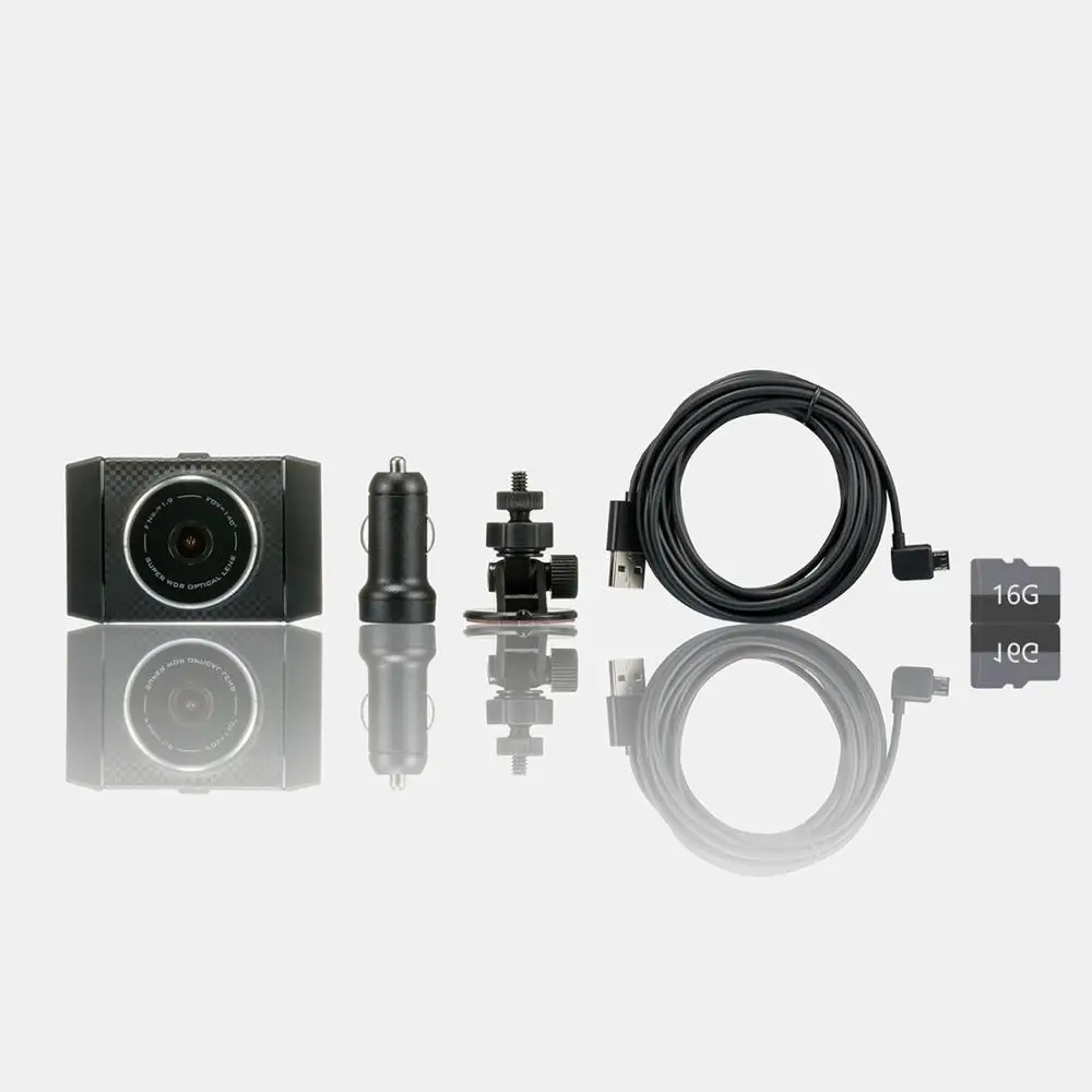 Автомобильный видеорегистратор YI Ultra Dash Camera | Разрешение 2.7K | Технология обработки Nano | Широкий угол обзора 140°