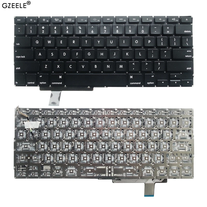 

GZEELE Clavier Keyboard US QWERTY FOR Apple MacBook Pro 17" A1297 2009-2012 MC024 MC725 MD311 MC311 MC226 MB064 MB640 laptop US